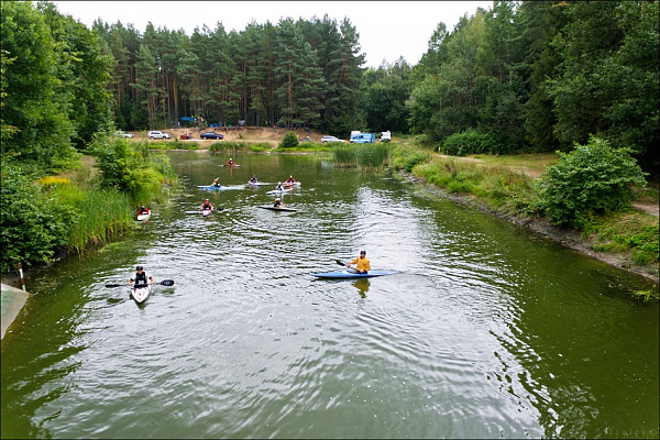 Слаломный канал у Заславского водохранилища