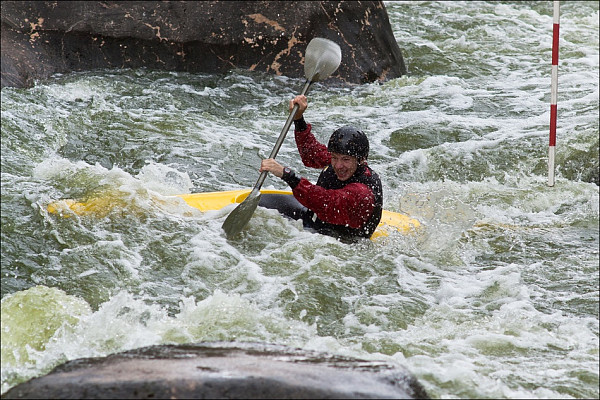 Слаломный канал у Заславского водохранилища