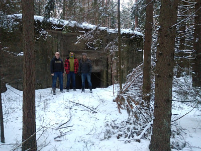 Немецкие артиллерийские позиции