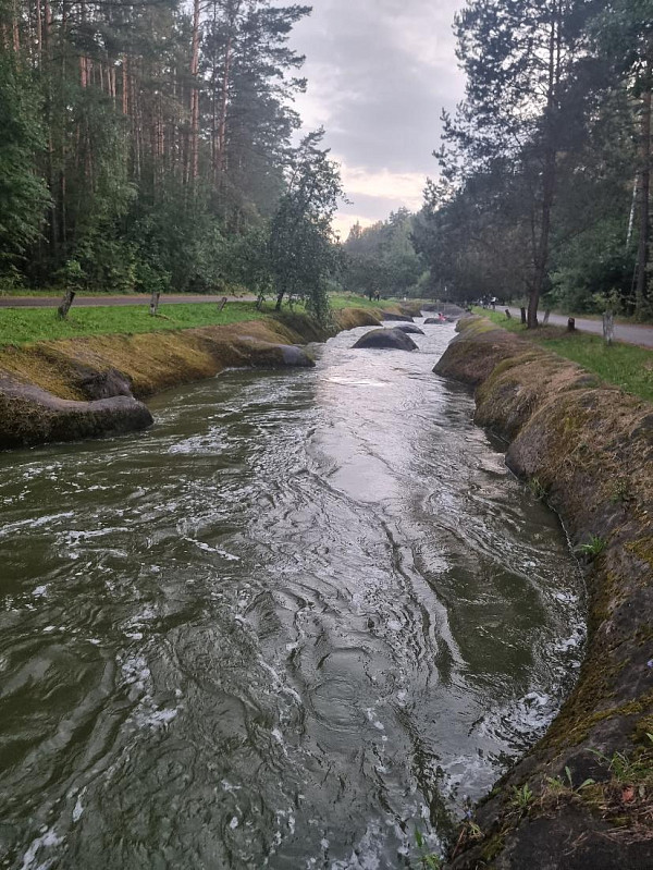 Слаломный канал у Заславского водохранилища